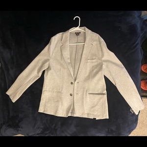 Mens Michael by Michael Kors Grey Cotton Blazer/Sweater